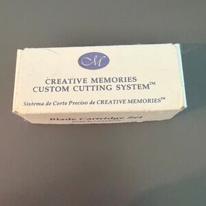 Creative Memories Custom Cutting System Blade Cartridge Set OS Red Green Blue